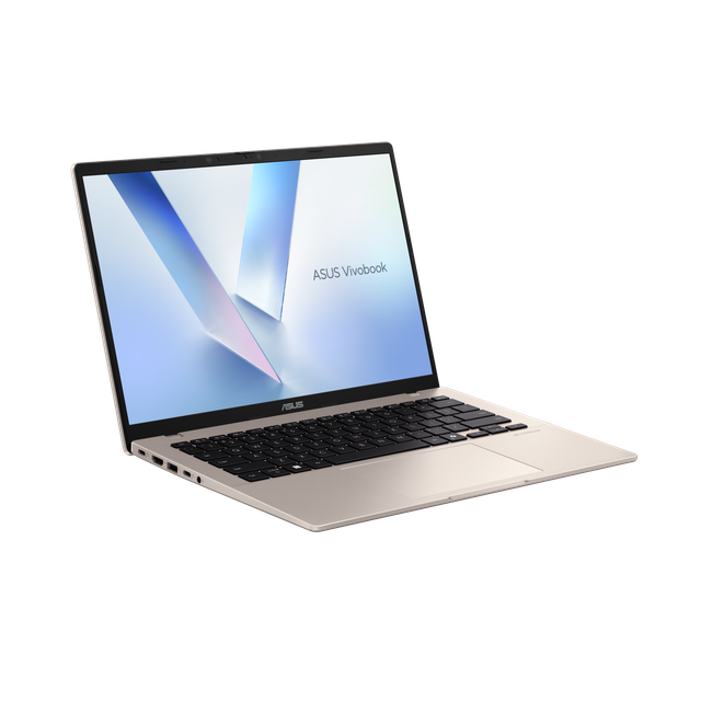 ASUS Vivobook 14_X1407QA_Product photo_1D_Platinum Gold_05_Backlit